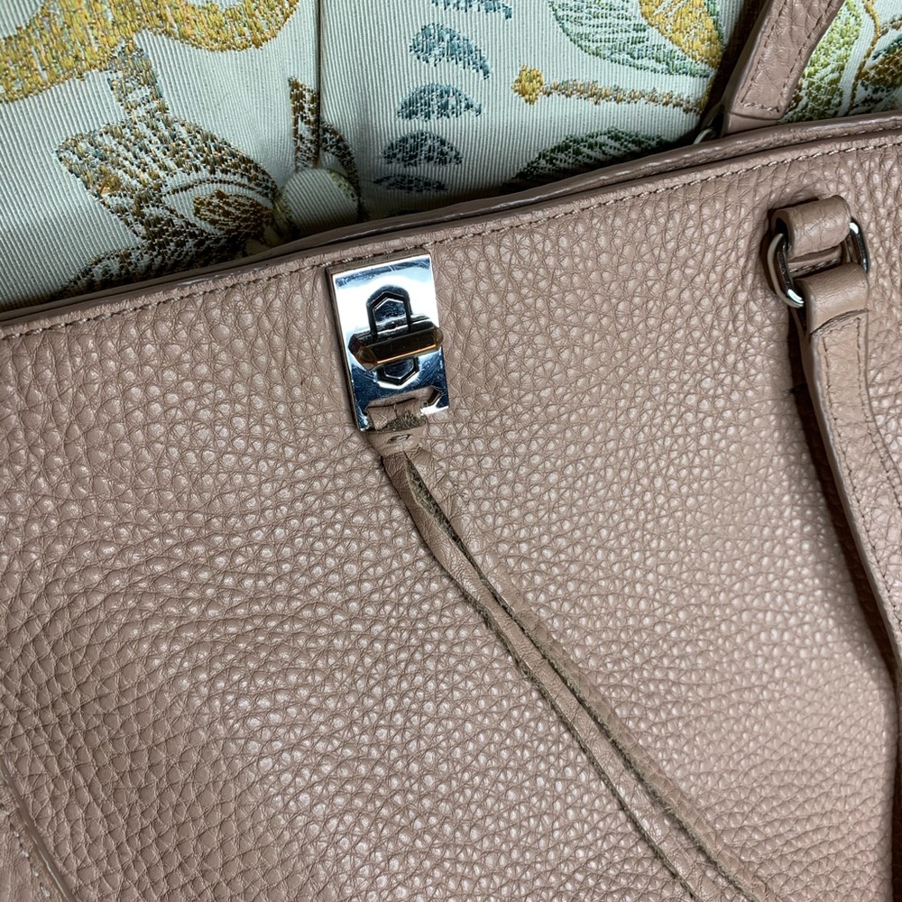 Rebecca Minkoff Large Beige Studded Tote Bag - Picture 5 of 7